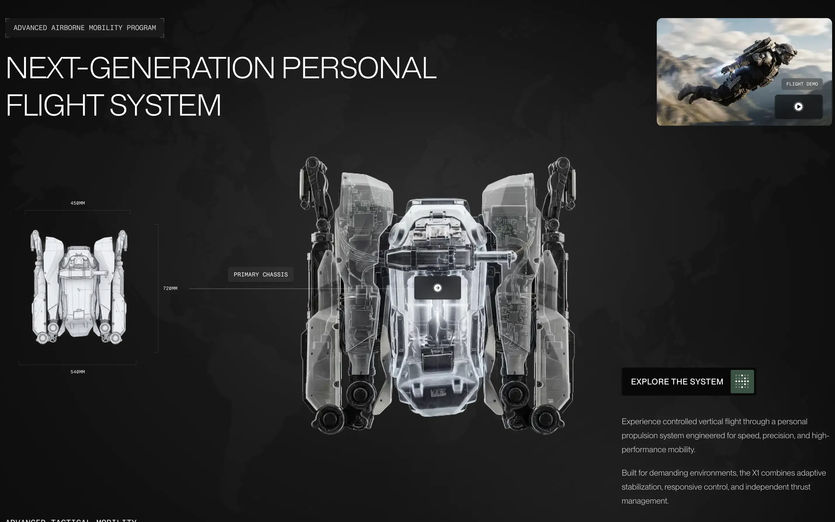 Flight System Landing Page — preview 1