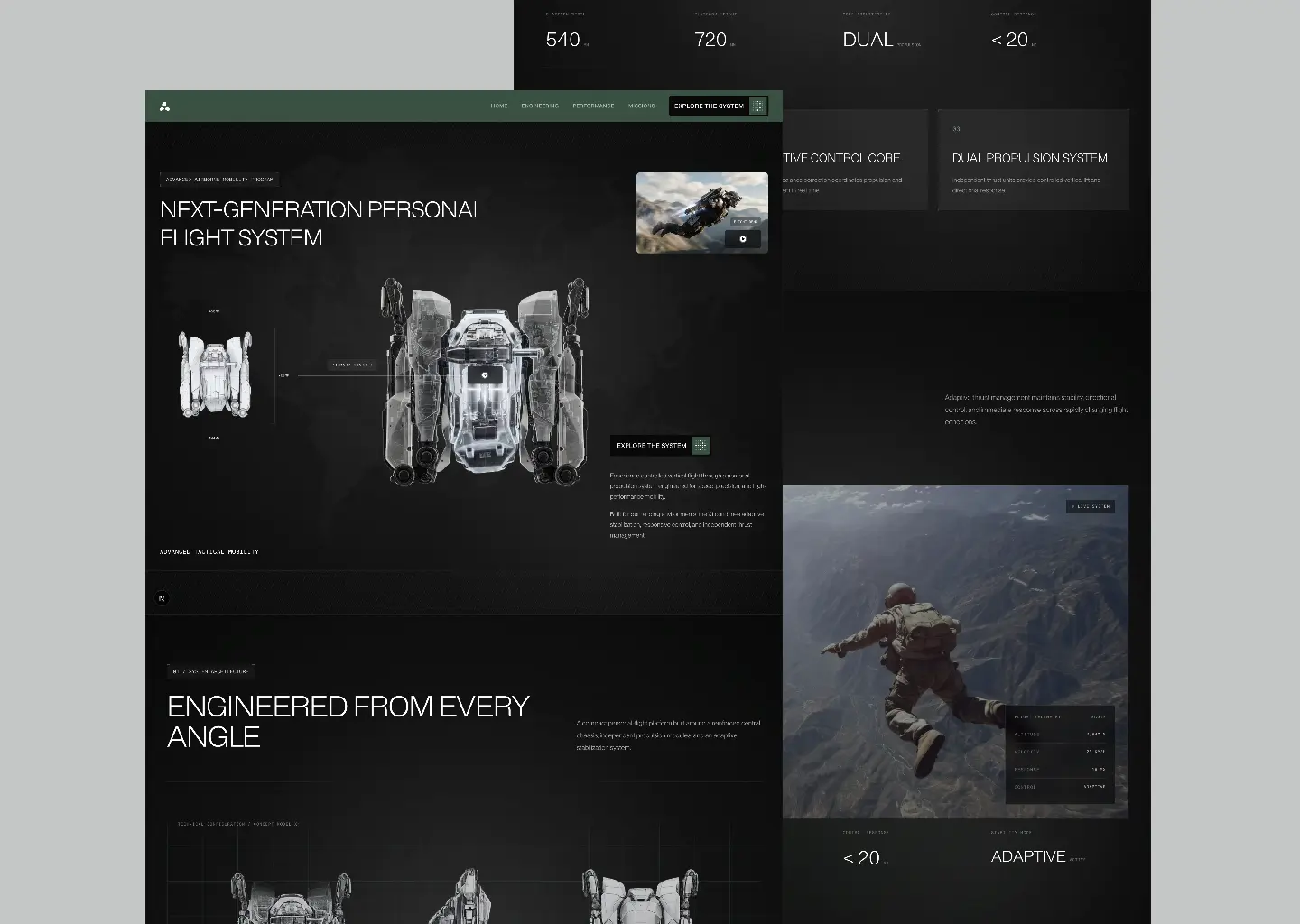 Flight System Landing Page