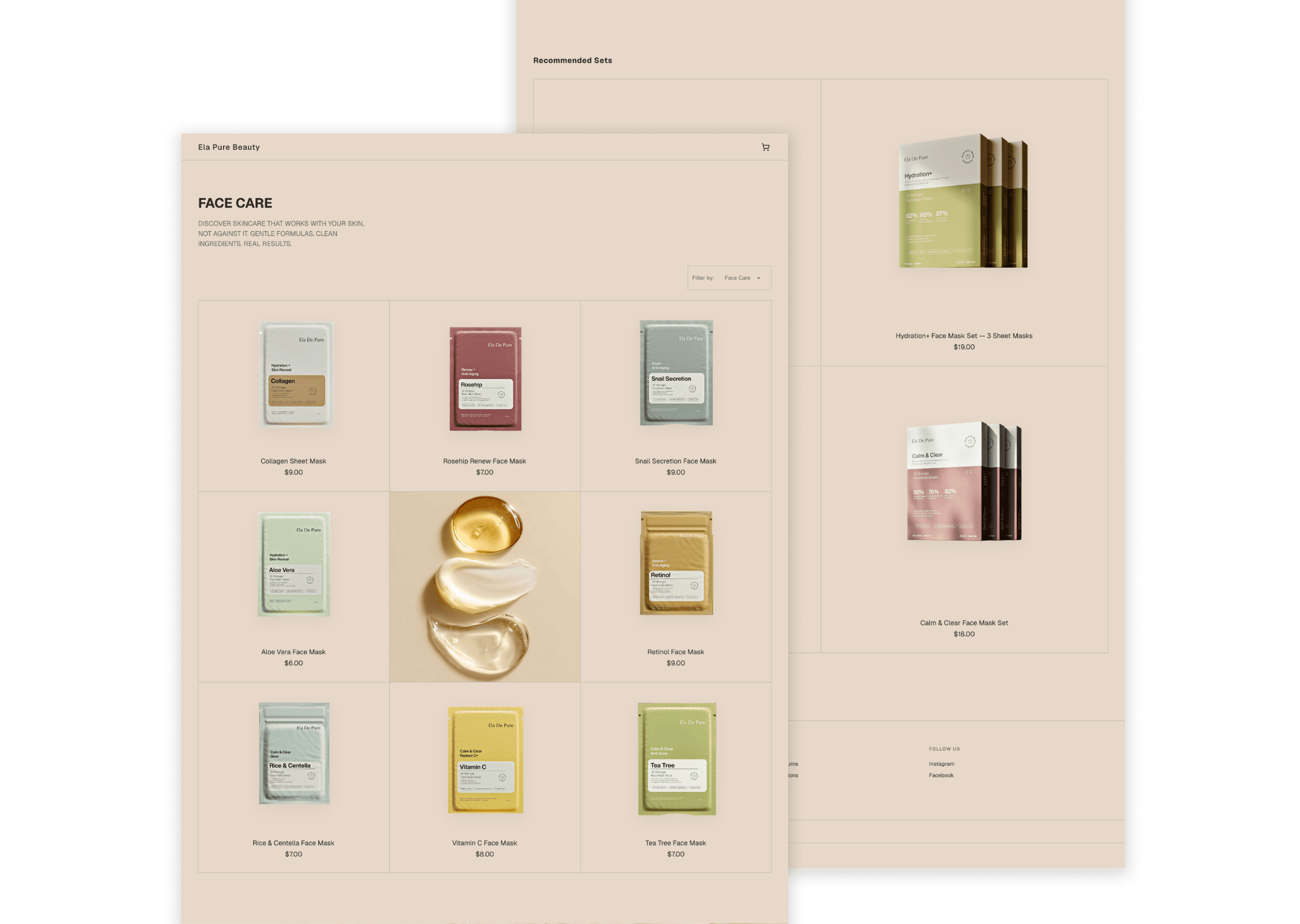 Beauty E-commerce Storefront