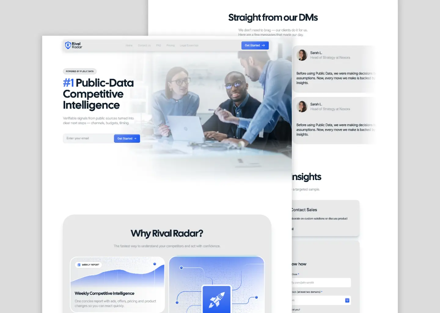 Saas Product Website