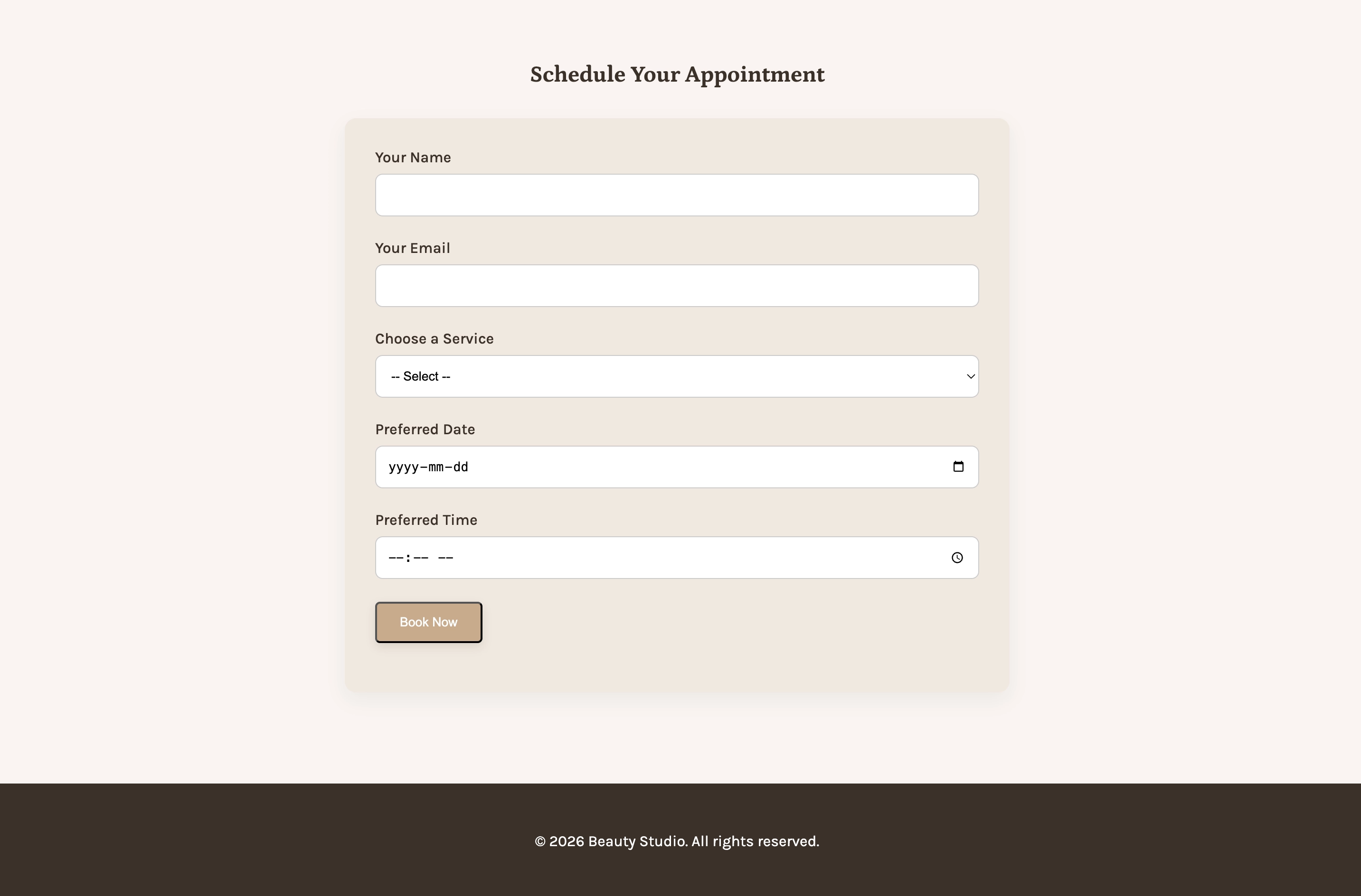 Beauty Salon — Website Template — website preview 3