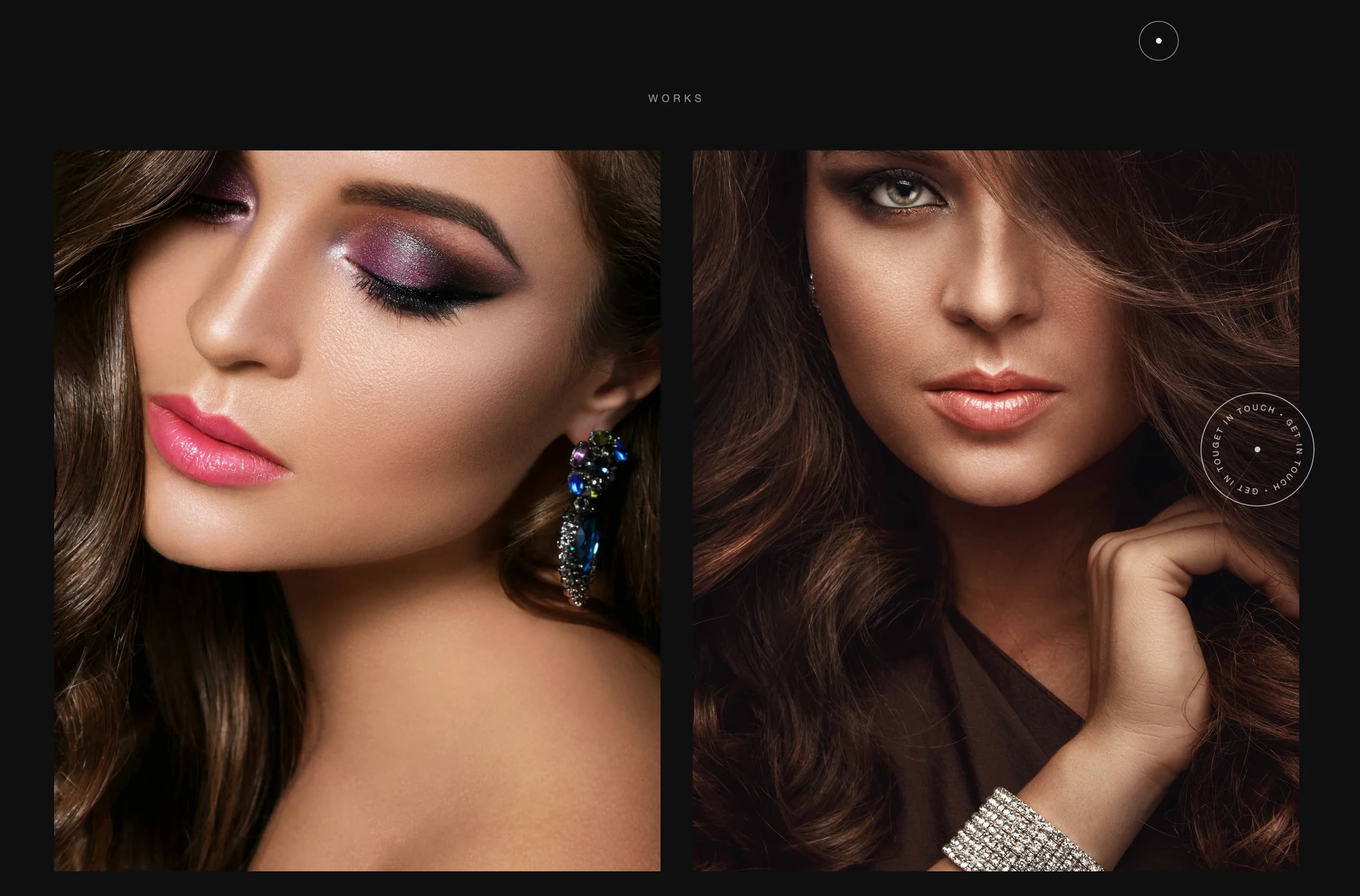 MakeUp Artist — Website Template — website preview 2
