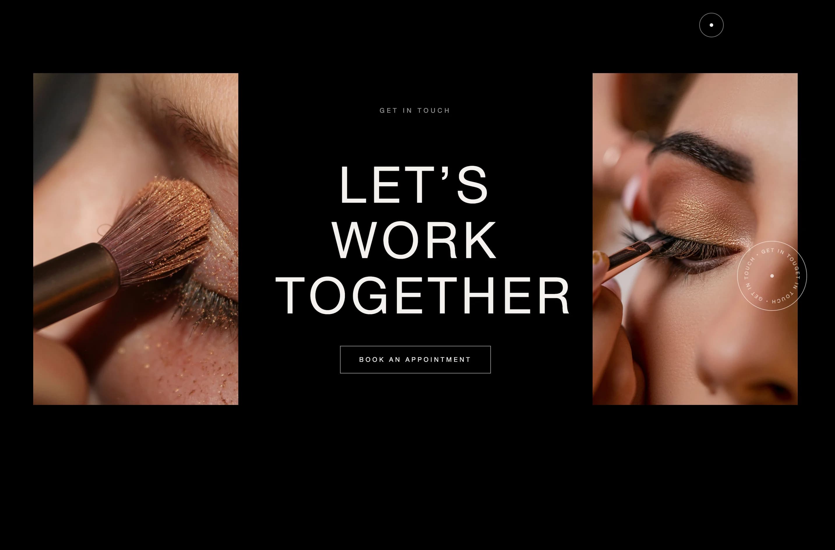 MakeUp Artist — Website Template — website preview 3