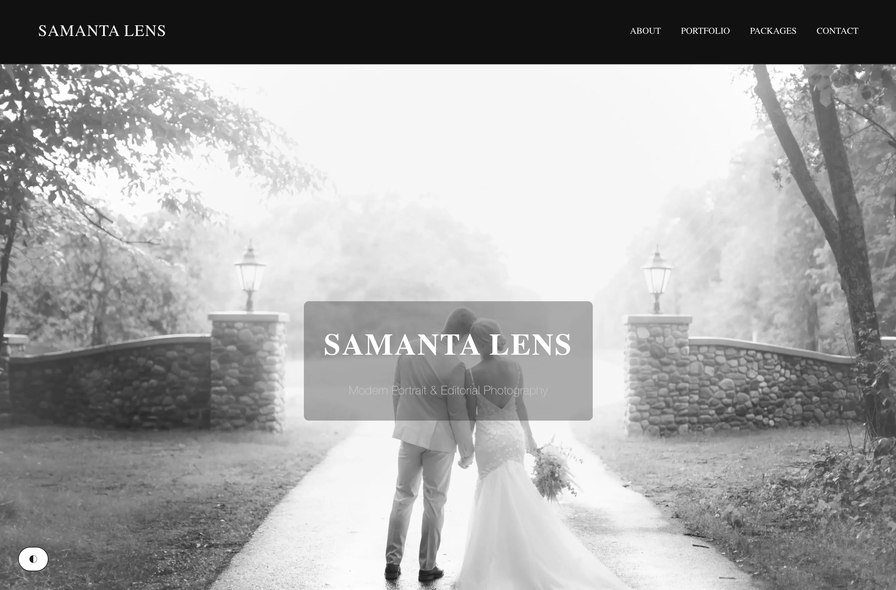 Photographer — Website Template — website preview 1